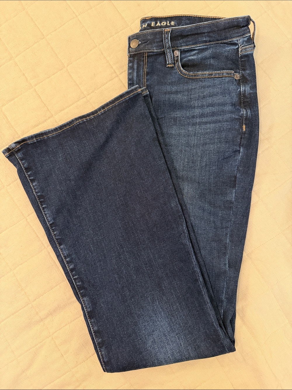 American Eagle Outfitters Dark Wash Flare Jeans